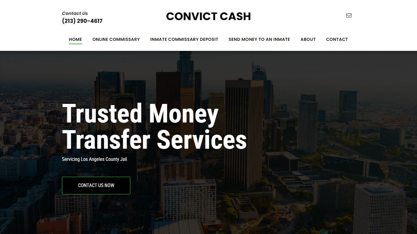 Money Transfer in Los Angeles County Jail | Convict Cash